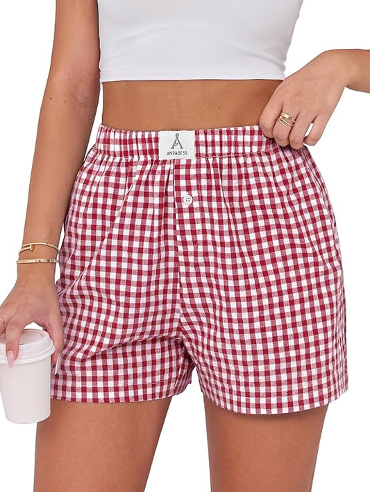 Sofia | Gingham Summer Shorts